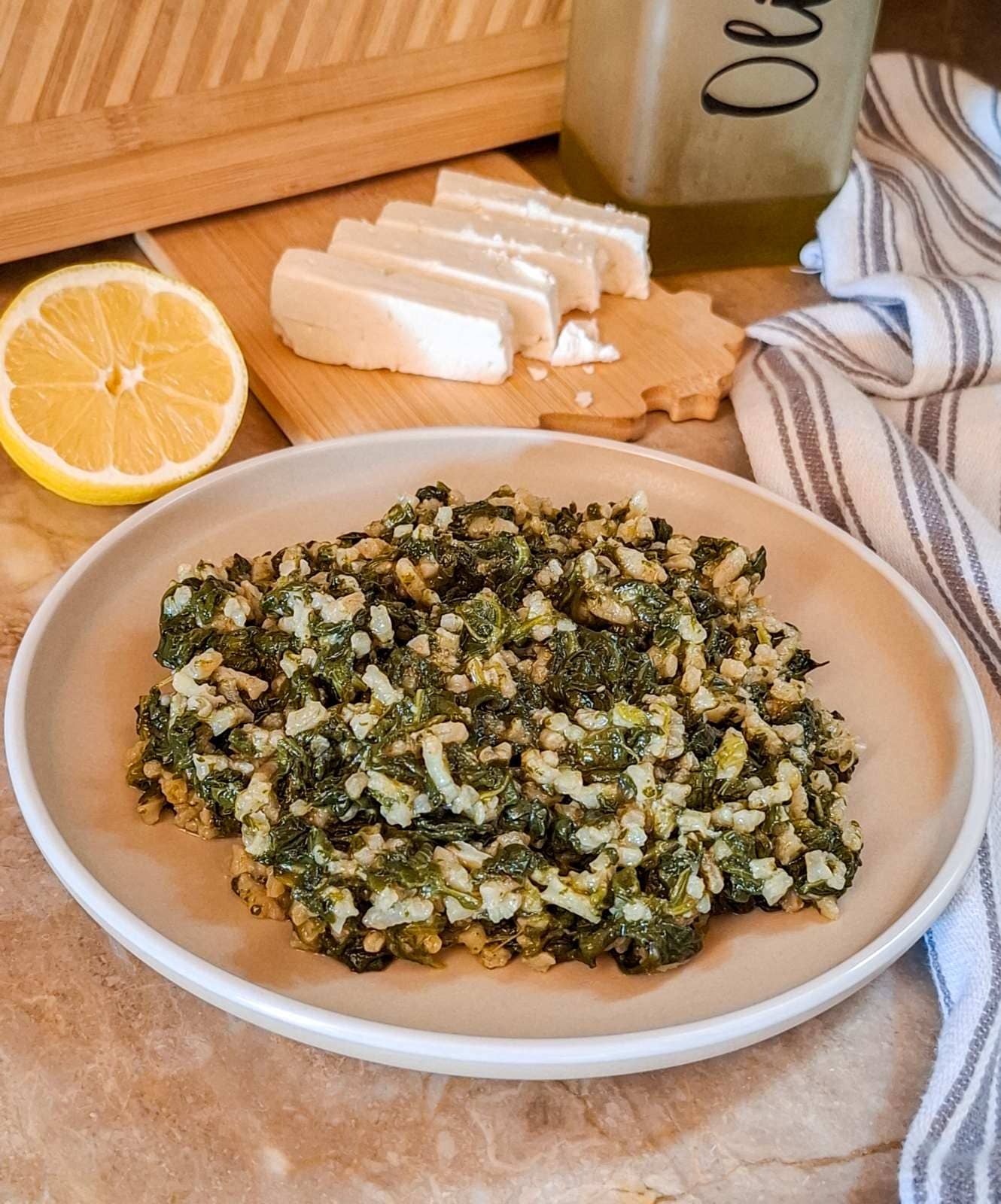 Σπανακόρυζο